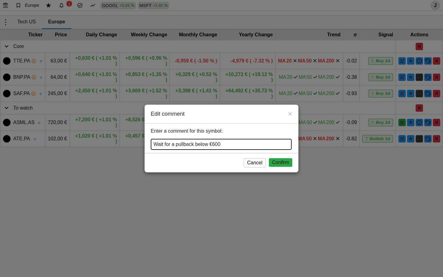 Diario d'Investimento
