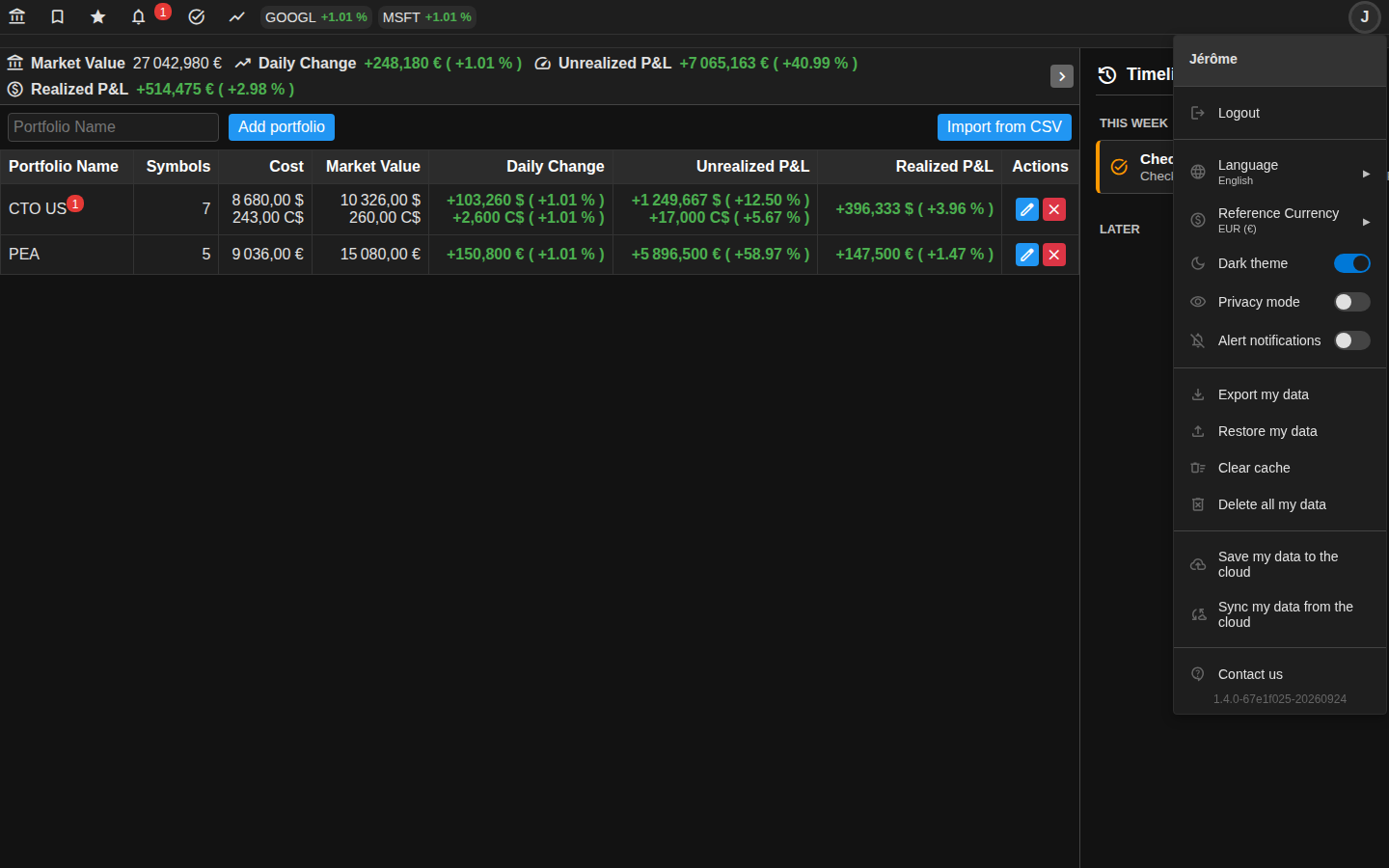 Dark & Light Theme